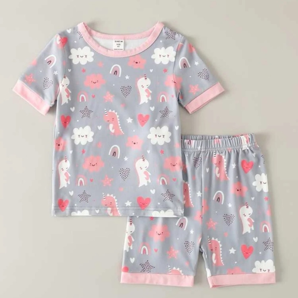 Plink Dino Pajama Set💗🦖